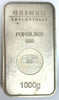 1 kilo .999 Fine Silver Bar Germanys Geiger Edelmetalle Mint Security Line Serie