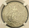 1935 Belgium 50 Francs Silver Railway Centennial Pos A NGC MS65 KM 106.1