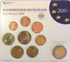 2008 J Germany Official Euro 9 Coins Set Special Edition Hamburg Deutschland
