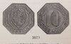 Rare 1919 Germany Notgeld 10 Pfennig Neckarsulm Wurttemberg Kriegsgeld NGC AU58