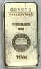 Germany 10 oz Bar .999 Fine Silver Geiger Edelmetalle Schloss Güldengossa