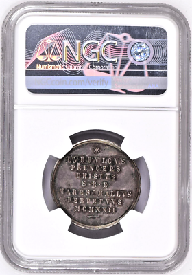 Vatican 1922 Silver Medal Prince Ludovico Chigi Albano della Rovere NGC MS65