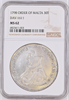 Order of Malta 1798 Silver 30 Tari Ferdinand von Hompesch NGC MS62