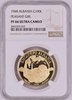 Albania 1968-1970 Set 8 Silver Gold Prince Skanderbeg's Death NGC PF64-66 Rare