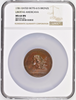 France 1781 Libertas Americana Bronze Medal NGC MS64 Mintage-300