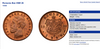 Romania 1900 Bronze 1 Ban King Carol I NGC MS64 Nothing without God's will