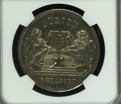 Swiss 1859 Shooting Medal Zurich William Tell R-1723a NGC Mintage-750
