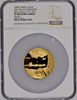 Israel 2002 Gold Medal Dakar Submarine Dolphin Flotilla NGC PF68 Mintage-150