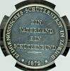 Rare Swiss 1892 Shooting Medal Zurich Helvetia R-1732a NGC MS61