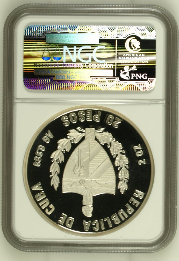 Cuba 1994 20 Pesos Cuban Railroad Coin