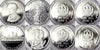 Cambodia 1974 Silver Set 4 Coins PCGS PF66-68 Khmer Republic Mintage-800 Rare