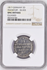 Rare 1817 German States Frankfurt 2 Ducats 300 years Reformation Silver Coin NGC