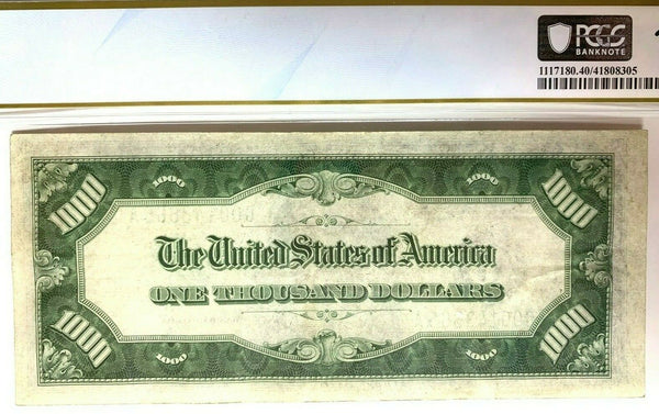 1934A $1000 Bill Federal Reserve Note Chicago PCGS EF40 Fr.2212-G