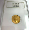 Russian Empire 1900 Gold 5 Rubles Emperor Nikolai II Imperial NGC MS67