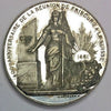 Very Rare Swiss 1881 Silver Shooting Medal R-414a Fribourg Switzerland