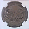 Swiss 1900 Silver Medal Shooting Fest Aargau Zofingen R-27a M-23 NGC MS64 Rare
