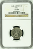 Austria 1648 Silver Coin 3 Kreuzer Archduke Ferdinand Charles Hall NGC AU58