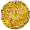 France 1350-1364 Golden Franc on horseback Jean Le Bon John II the Good NGC MS61