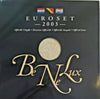 2003 BeNeLux 24 coins Euro Set + Silver Medal Belgium Netherlands Luxembourg