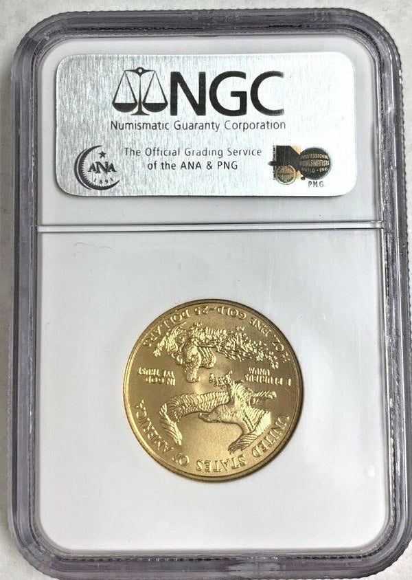 2008 Gold Coin $25 American Eagle NGC MS70 Low Mintage United States
