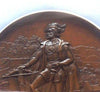 Rare Swiss 1865 Large Bronze Shooting Medal Zurich Switzerland R-1727c NGC MS63
