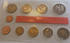 2001 J Germany Deutsche Mark 10 Coins Official Set Hamburg Mint Deutschland