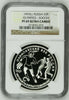 Russia 1993 Silver Commemorative Coin 3 Roubles Olympics Soccer NGC PF69 Footbal
