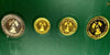 Ajman 1971 Gold Silver Set 100 50 25 5 Riyals UAE Rashid Save Venice Very Rare