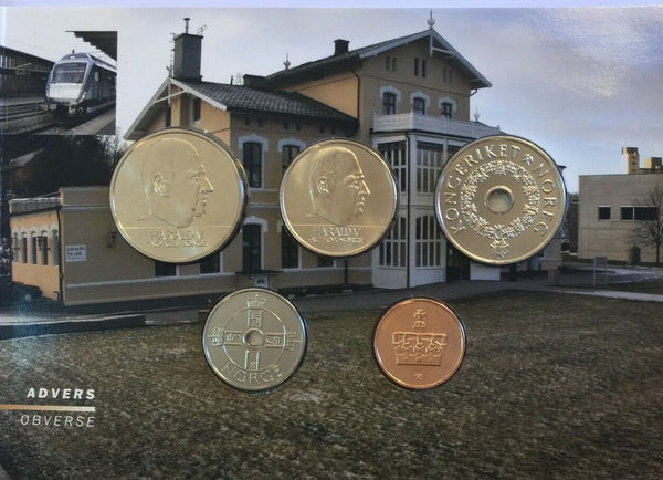 Norway 2008 Uncirculated 5 Coins Original Government Set Harald V