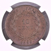 1839 France 10 Centimes King Louis-Philippe I French Colonies NGC MS65