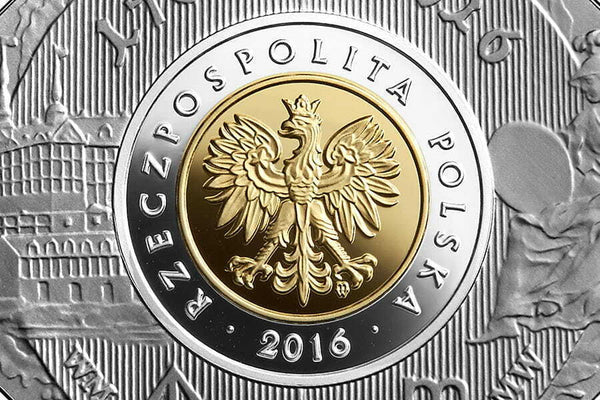 2016 Poland Silver 5 Zloty 250th Anniversary of Foundation of the Warsaw Mint