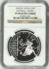 Russia 2000 Silver 3 Roubles UEFA European Soccer Championship Football NGC PF68