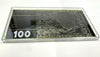 2005 Ukraine 100 Hryvnas Rectangular Silver Coin 4oz Taras Shevchenko Box COA