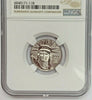 1999 United States $25 Statue of Liberty American Platinum Eagle NGC MS69