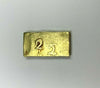 Rare Mozambique 1851 Gold 2½ Maticaes Countermark Rosette over letter M