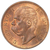 Italy 1894 Cooper Coin 10 Centesimi King Umberto I BI Monogram PCGS MS64