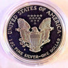 1988 S 1oz Proof Silver Coin $1 American Eagle United States Box and Certificate