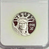 1998 United States $50 Statue of Liberty American Platinum Eagle NGC PF69