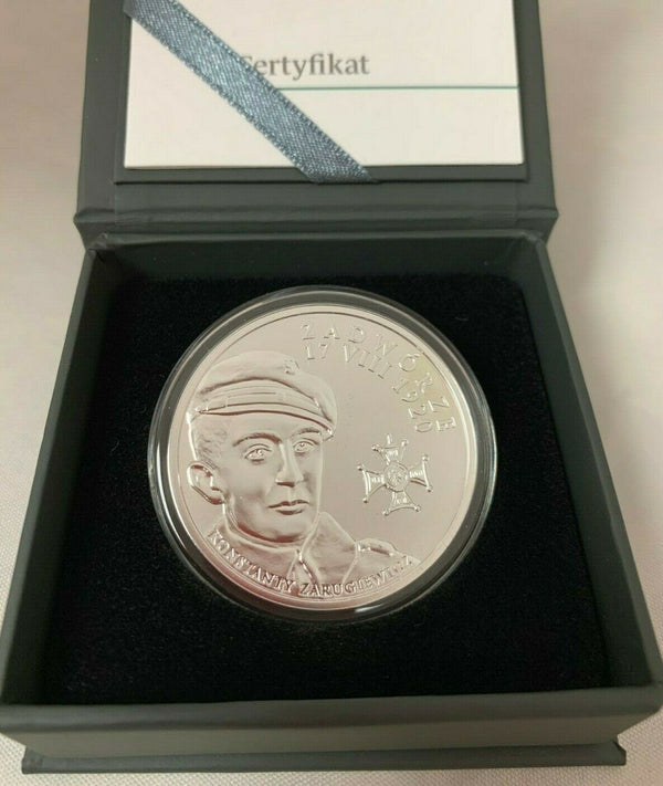 2017 Poland Silver 20 Zloty The Polish Thermopylae – Zadwórze Box COA