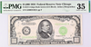 1934 $1000 Bill Federal Reserve Note Chicago Dark Green PMG VF35 Fr.2211-Gdgs