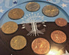 France 2008 Euro Set 8 Coins Monnaie De Paris European Union Special Edition