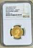Isle of Man 1965 Gold Set 200th Bicentenary of Revestment Act NGC PF65-68 Box