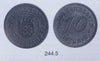 1917 Germany Notgeld Kirchheim Württemberg 10 Pfennig Zinc Funck-244.5 NGC MS61
