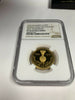 Colombia 1973 Gold 1500 Pesos Museum of Central Bank of Bogota NGC PF66