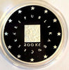 Czech Republic Silver Proof Coin 200 Korun Joining European Union Czechoslovakia