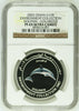 2002 Oman Silver Colorized Coin 1 Rial Dolphin NGC PF69 Box COA Rare