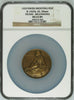 Swiss 1929 Bronze Shooting Medal Ticino Bellinzona R-1465b Woman NGC MS65 BN