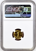 Rare France 2000 Gold Coin 1 Centime Paris 5th republic NGC MS69 Top Pop