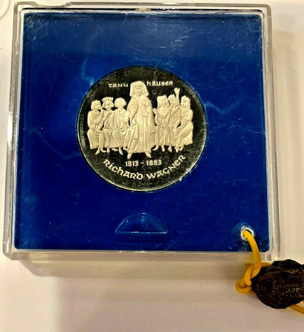 Germany 1983 Silver Proof 10 Mark Richard Wagner 100th Anniversary Mintage-5,500