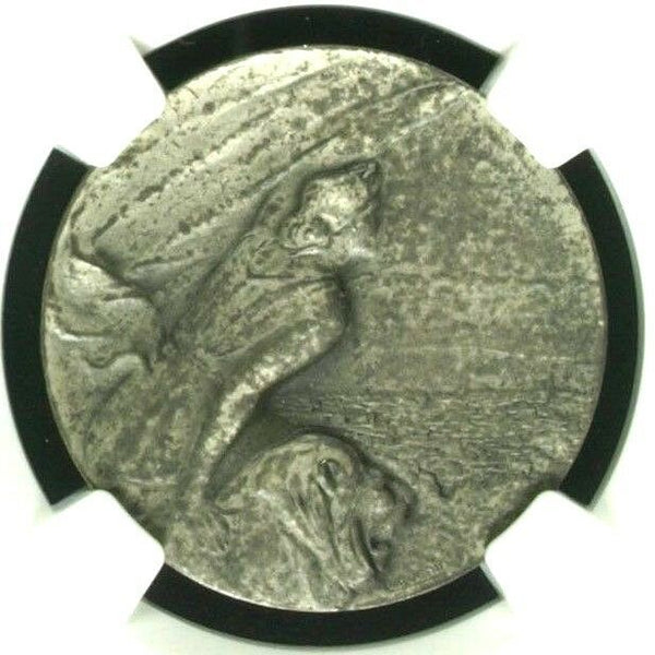 Swiss 1923 Shooting Medal Zurich Albisgutli Woman R-1818a NGC MS62 Very Rare